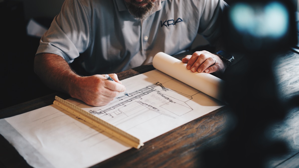 Blueprints and drawings for fabrication engineering